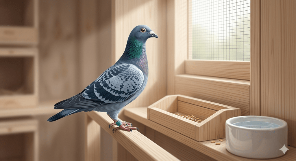 préparer son pigeon pour un concours