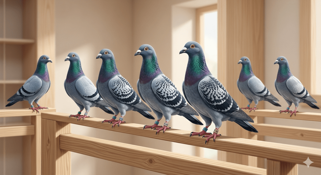 sélection génétique du pigeon voyageur