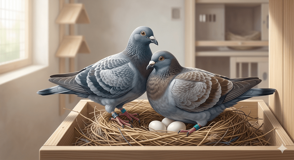 gérer la reproduction du pigeon voyageur