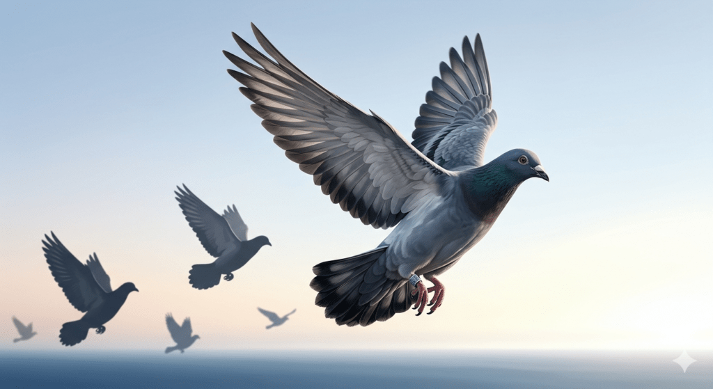 programme d'entraînement progressif pour pigeon voyageur