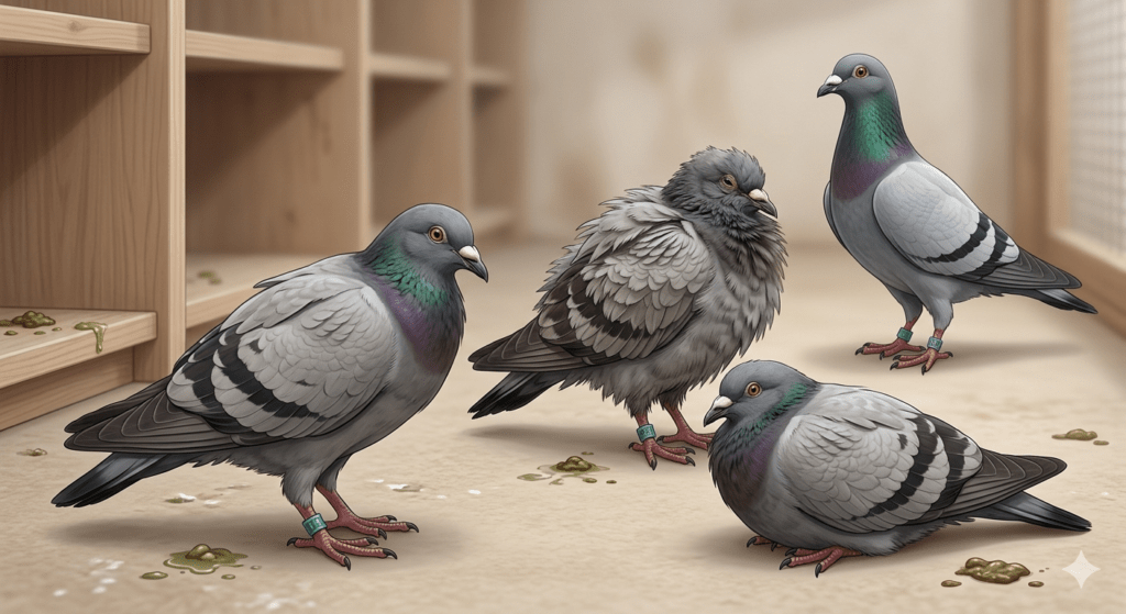 coccidiose chez le pigeon voyageur