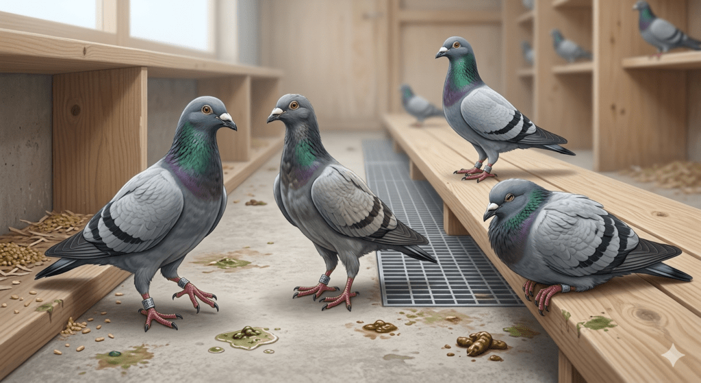 salmonellose du pigeon voyageur