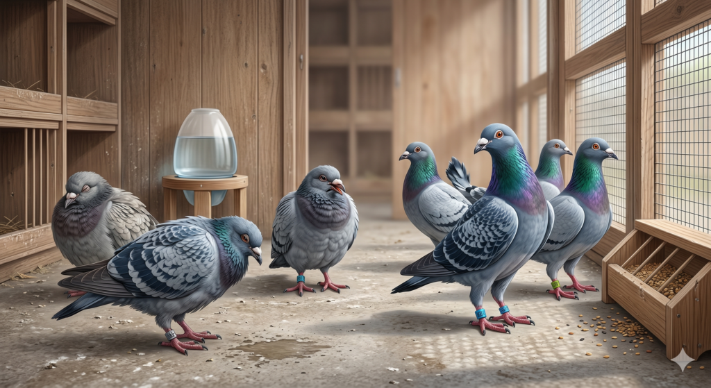 maladies du pigeon voyageur